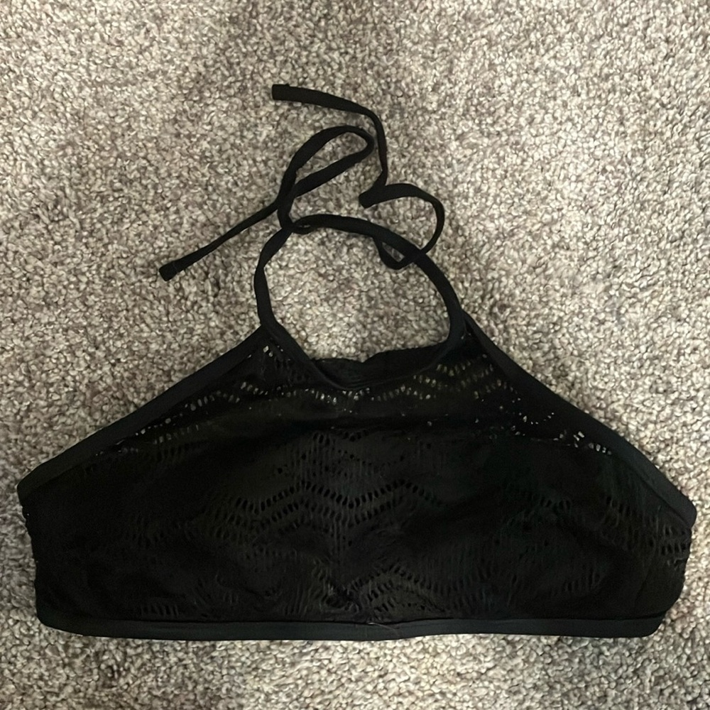 Arizona Jean Company Black Bikini Halter Top